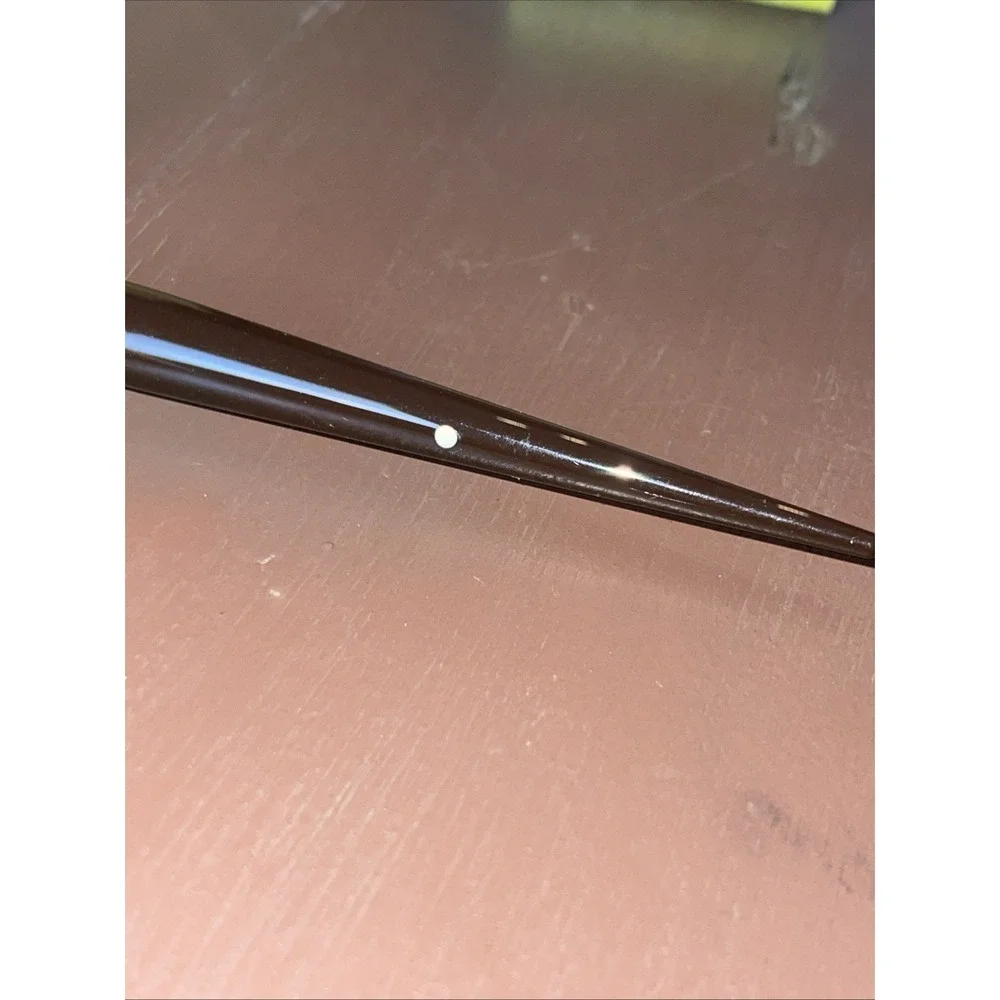 Vintage Sheaffer White Dot Desk Fountain‎ Brown Pen Only Stainless Steel Nib